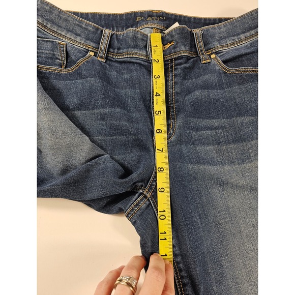 Chicos platinum ultimate fit size 0.5 regular (6) jeans pants career casual * - Picture 6 of 8